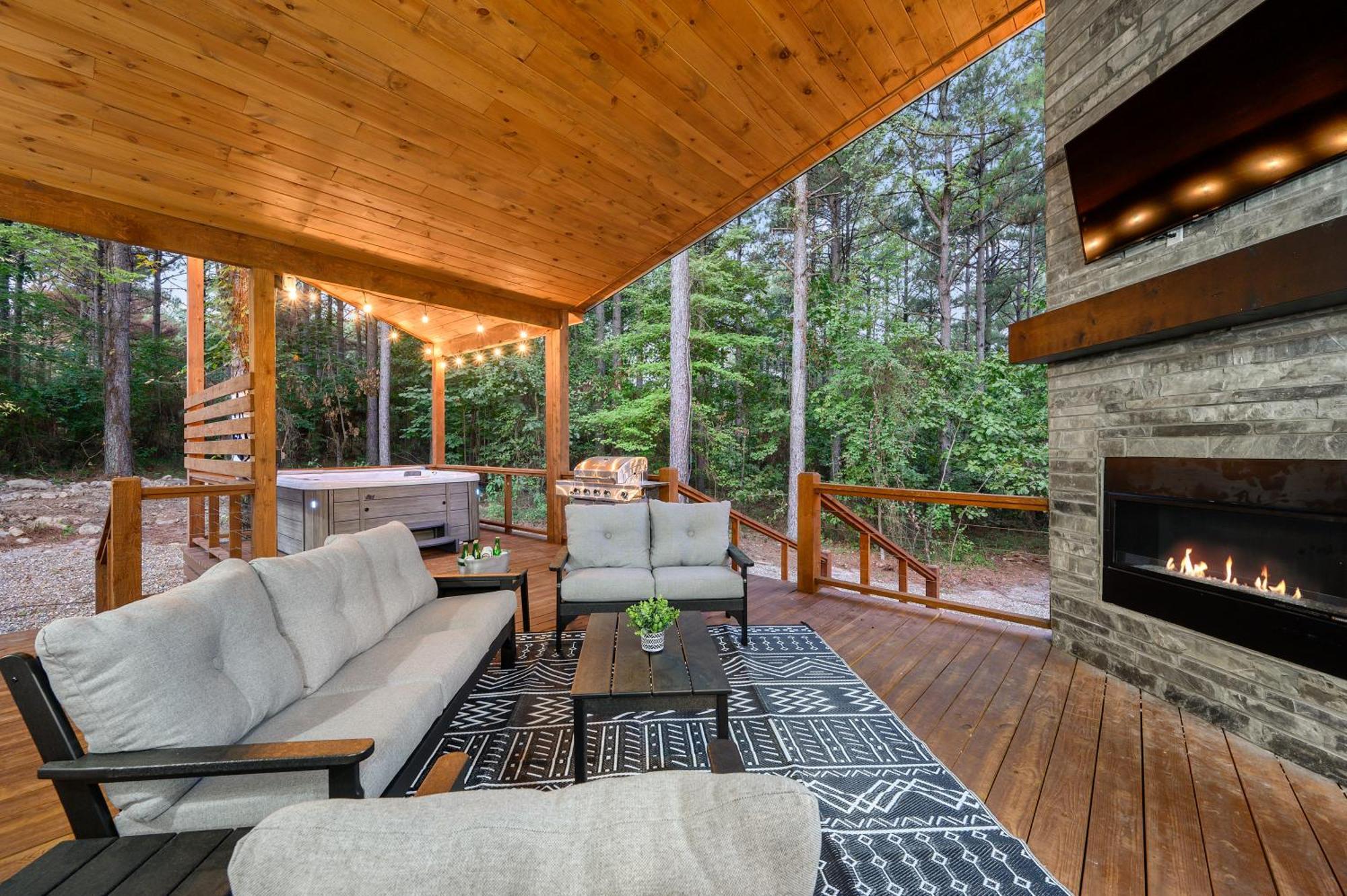 Two Knights Luxury Cabin ブロークン・ボウ エクステリア 写真